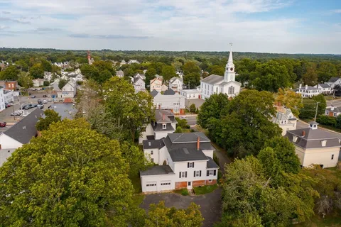 a view of city and ocean
