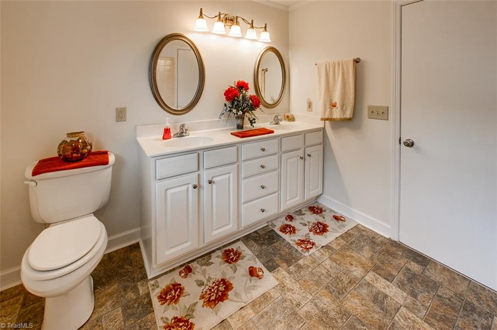 1204 Bescher Chapel Road Trinity, NC 27370 - Photo 13 of 27 Hall Bath, double vanity