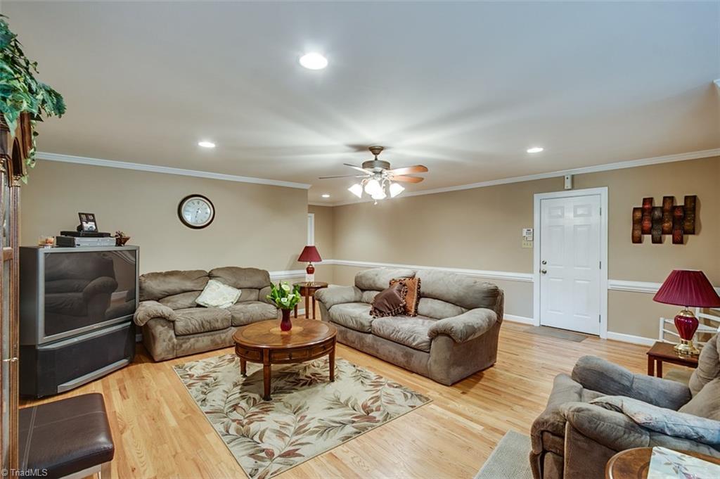 Living Room, hardwood floors