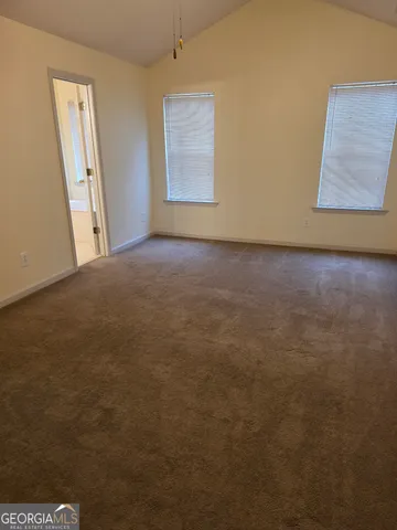 a bathroom with a tub