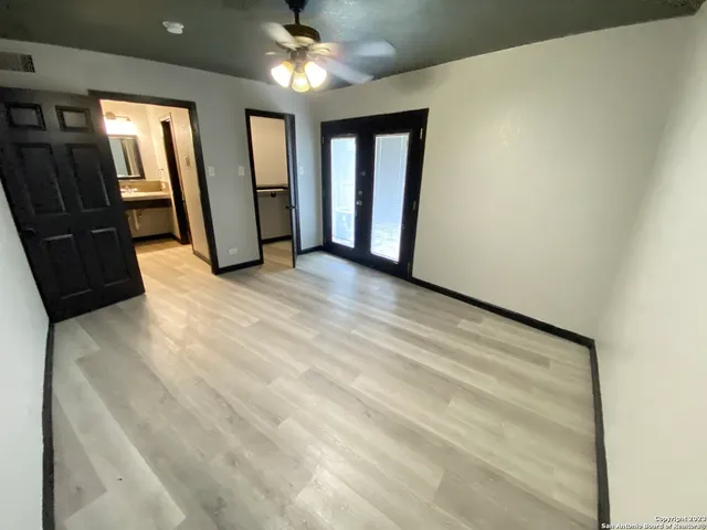 wooden floor in an empty room