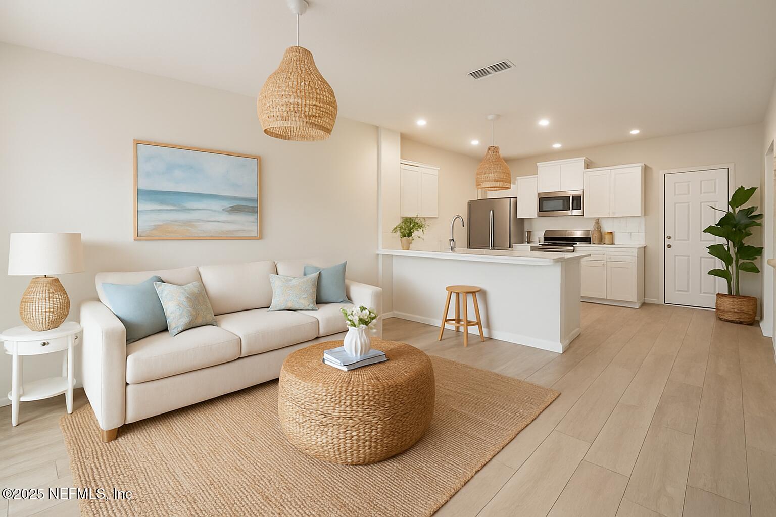 86752 Shortline Circle Yulee, FL 32097 - Photo 2 of 40 Coastal Living Room and Kitchen Design