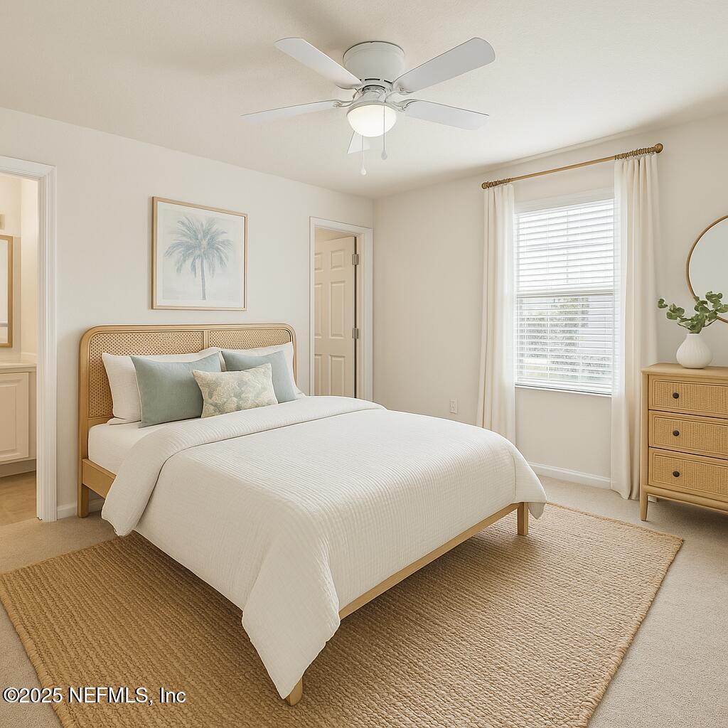 86752 Shortline Circle Yulee, FL 32097 - Photo 21 of 40 Coastal-inspired Bedroom with Rattan Det