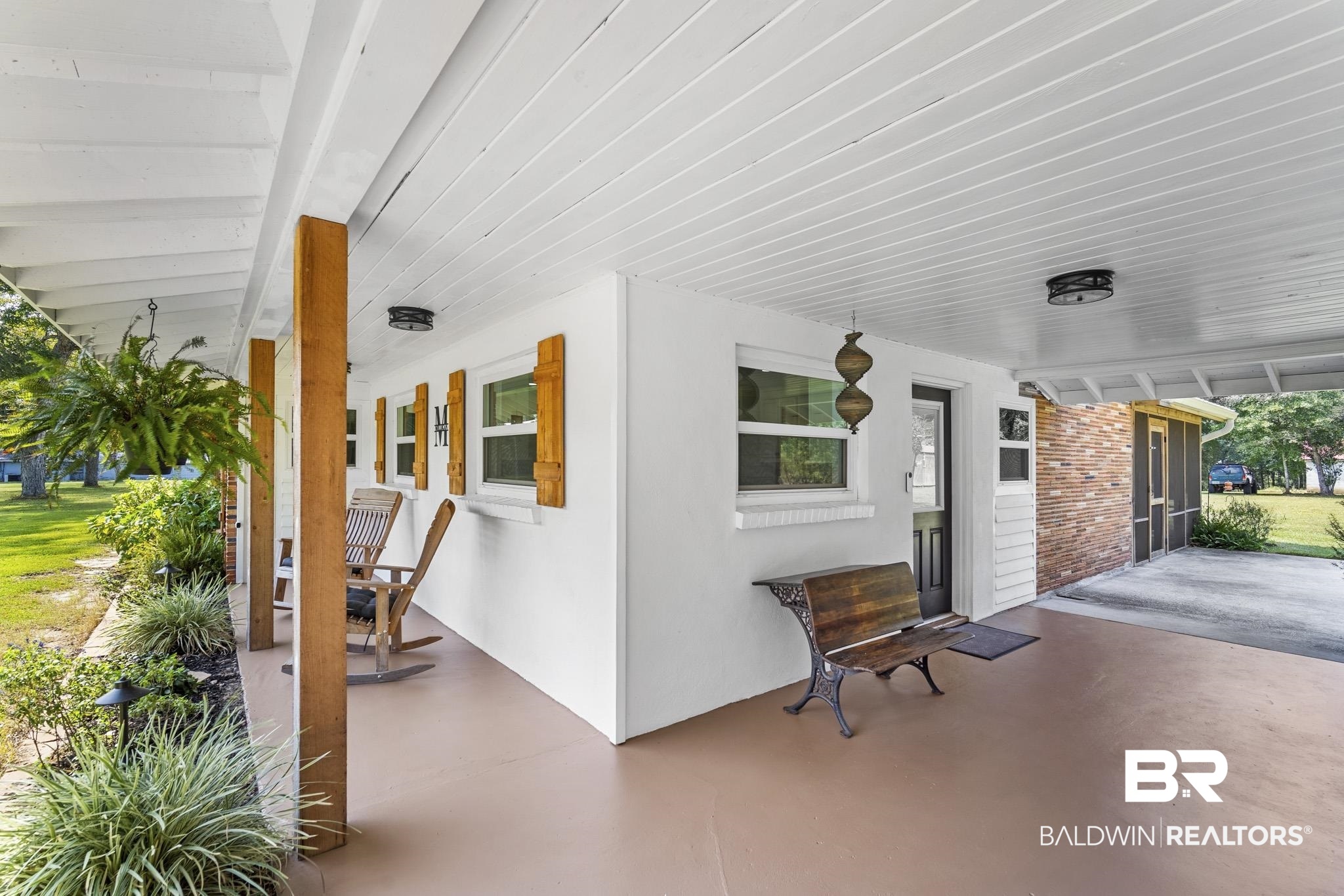 16475 River Park Road Fairhope, AL 36532 - Photo 17 of 37 View of patio / terrace featuring covered porch