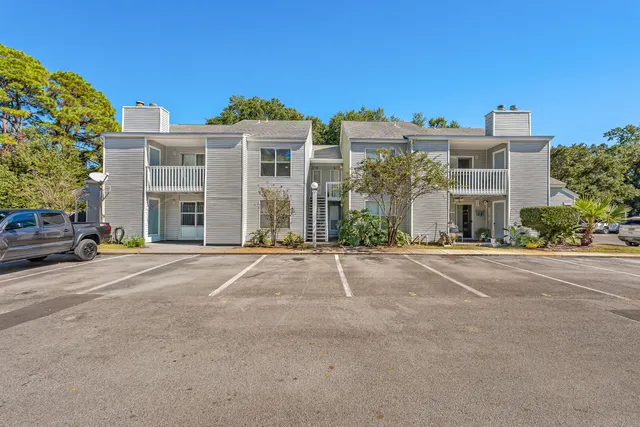 a view of a building with a street