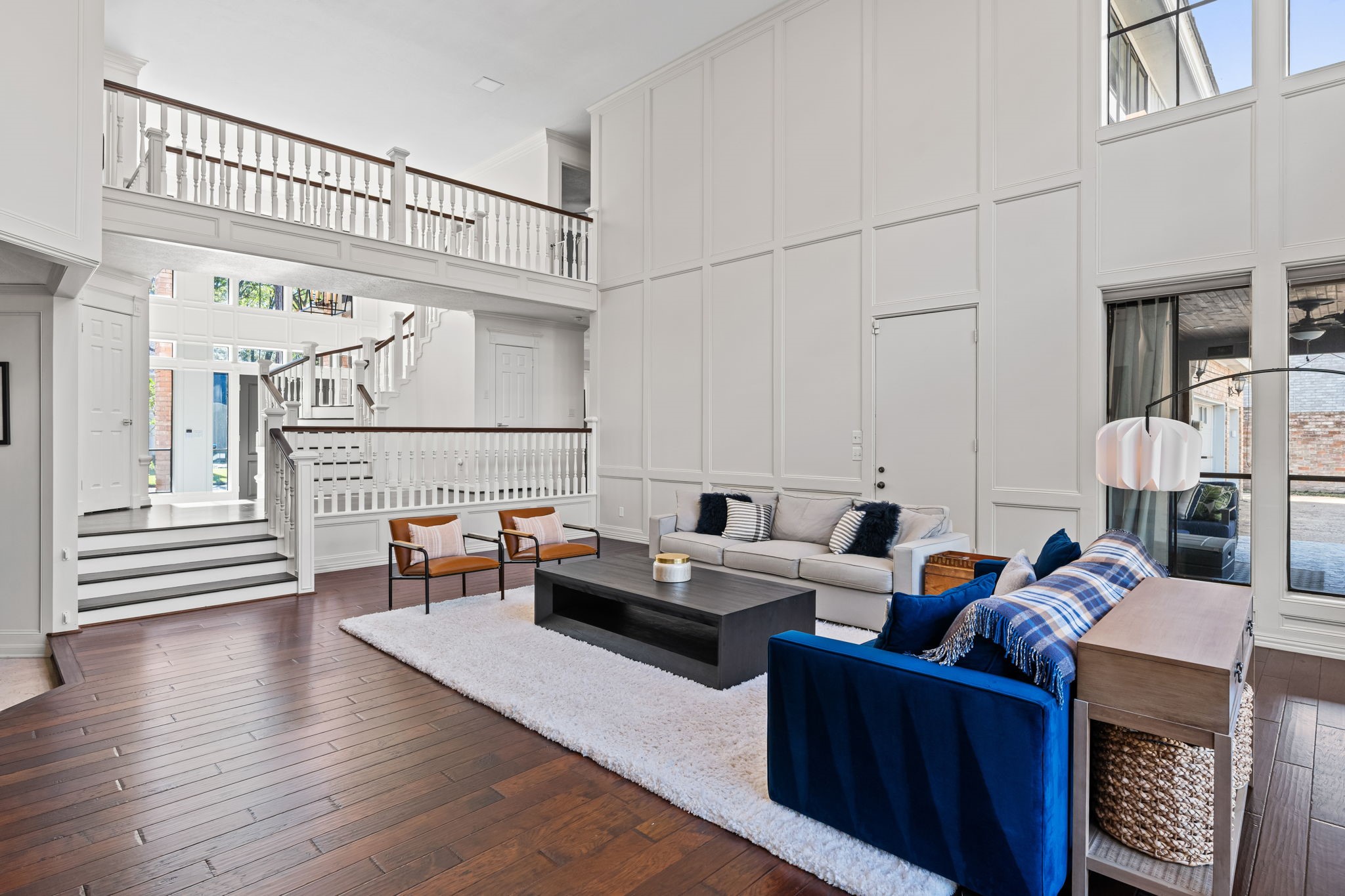 9410 Windrush Drive Spring, TX 77379 - Photo 13 of 50 a living room with furniture and a wooden floor