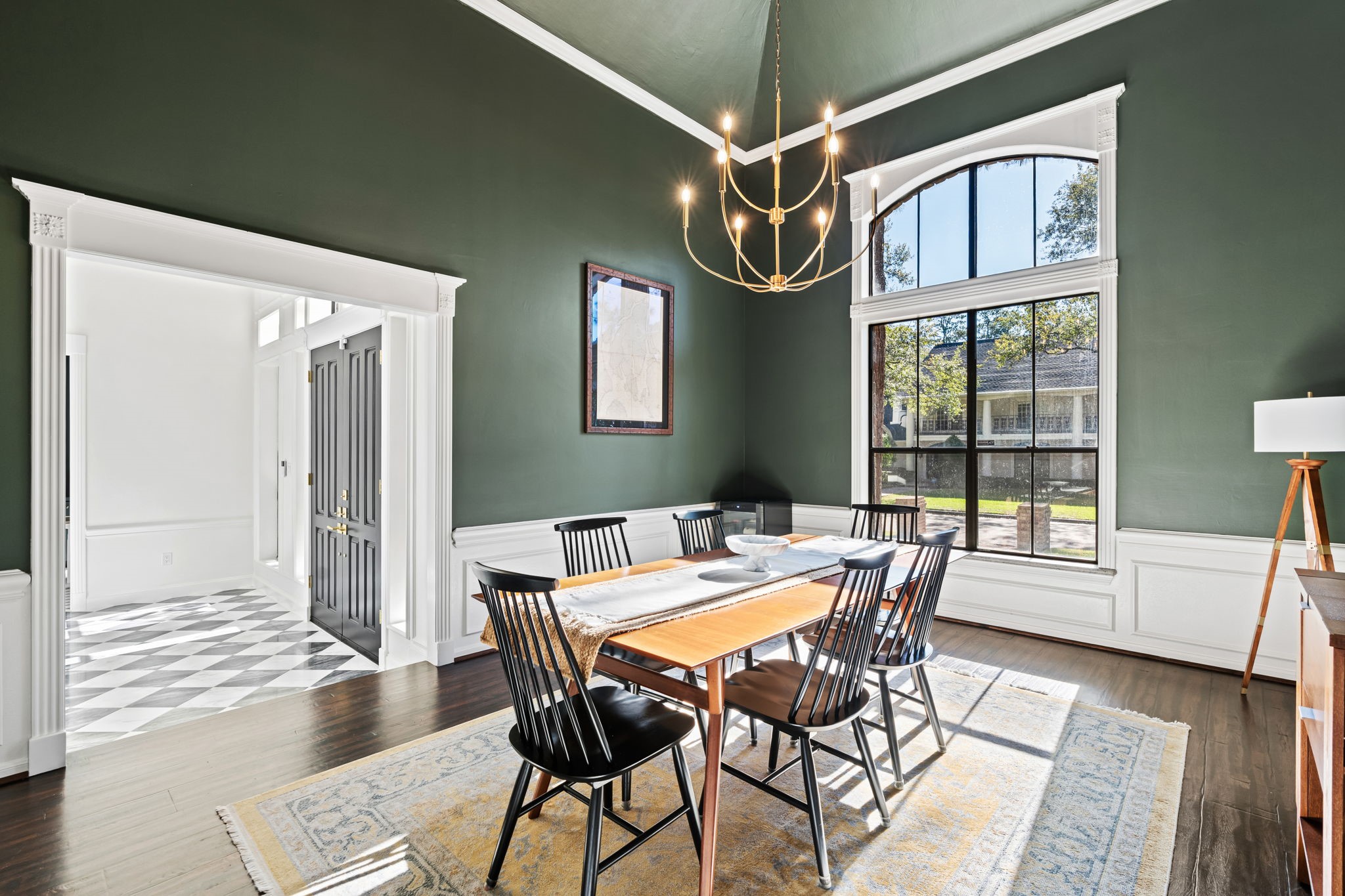 9410 Windrush Drive Spring, TX 77379 - Photo 6 of 50 a view of a dining room with furniture window and wooden floor