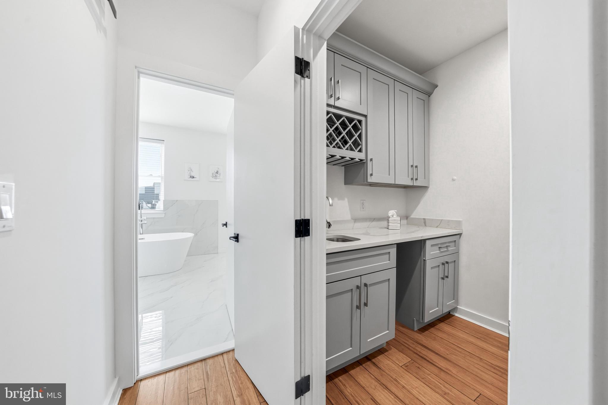 2604 Reed Street Philadelphia, PA 19146 - Photo 23 of 45 a view of a kitchen from the hallway