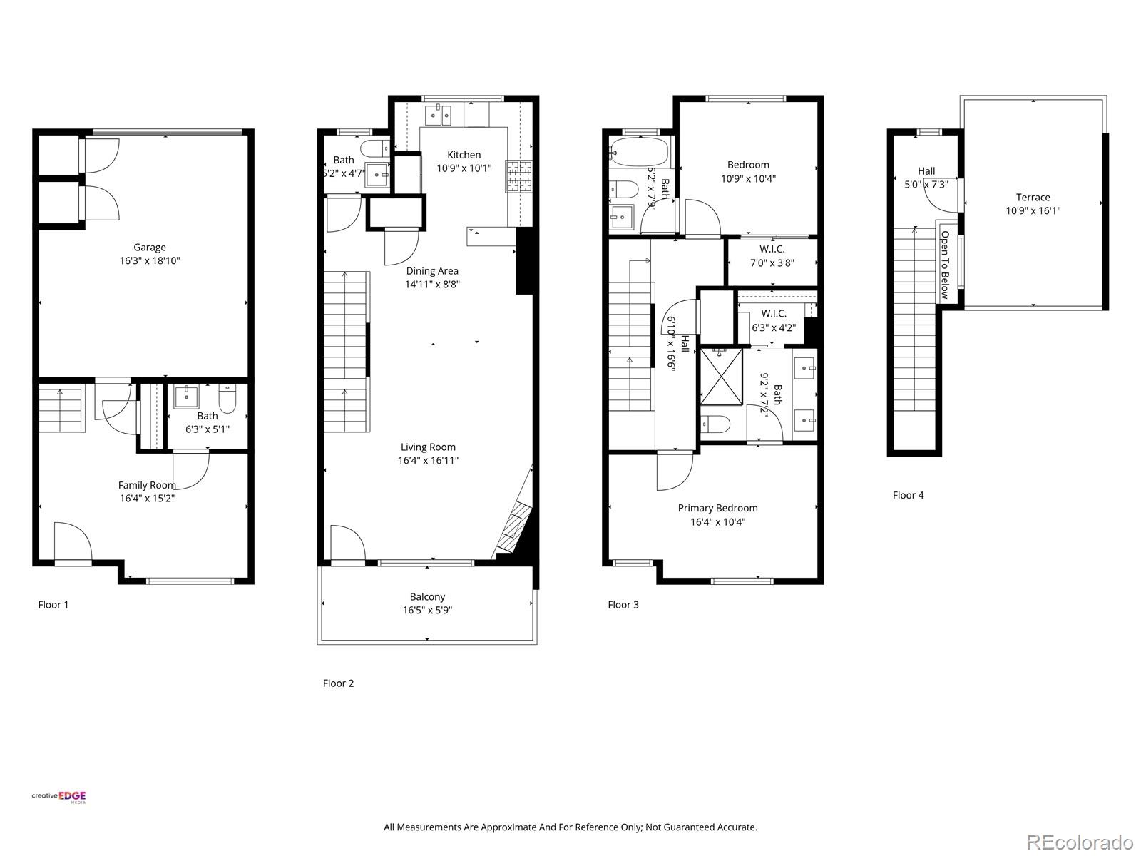 516 24th Street Denver, CO 80205 - Photo 36 of 42 a picture of a floor plan