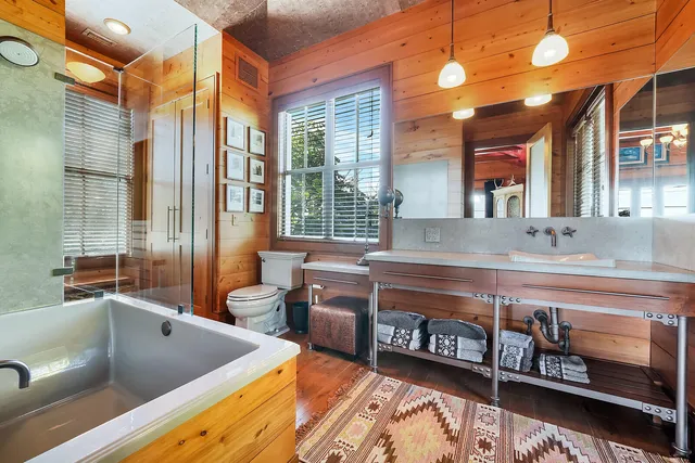 a view of a chair and table in the balcony