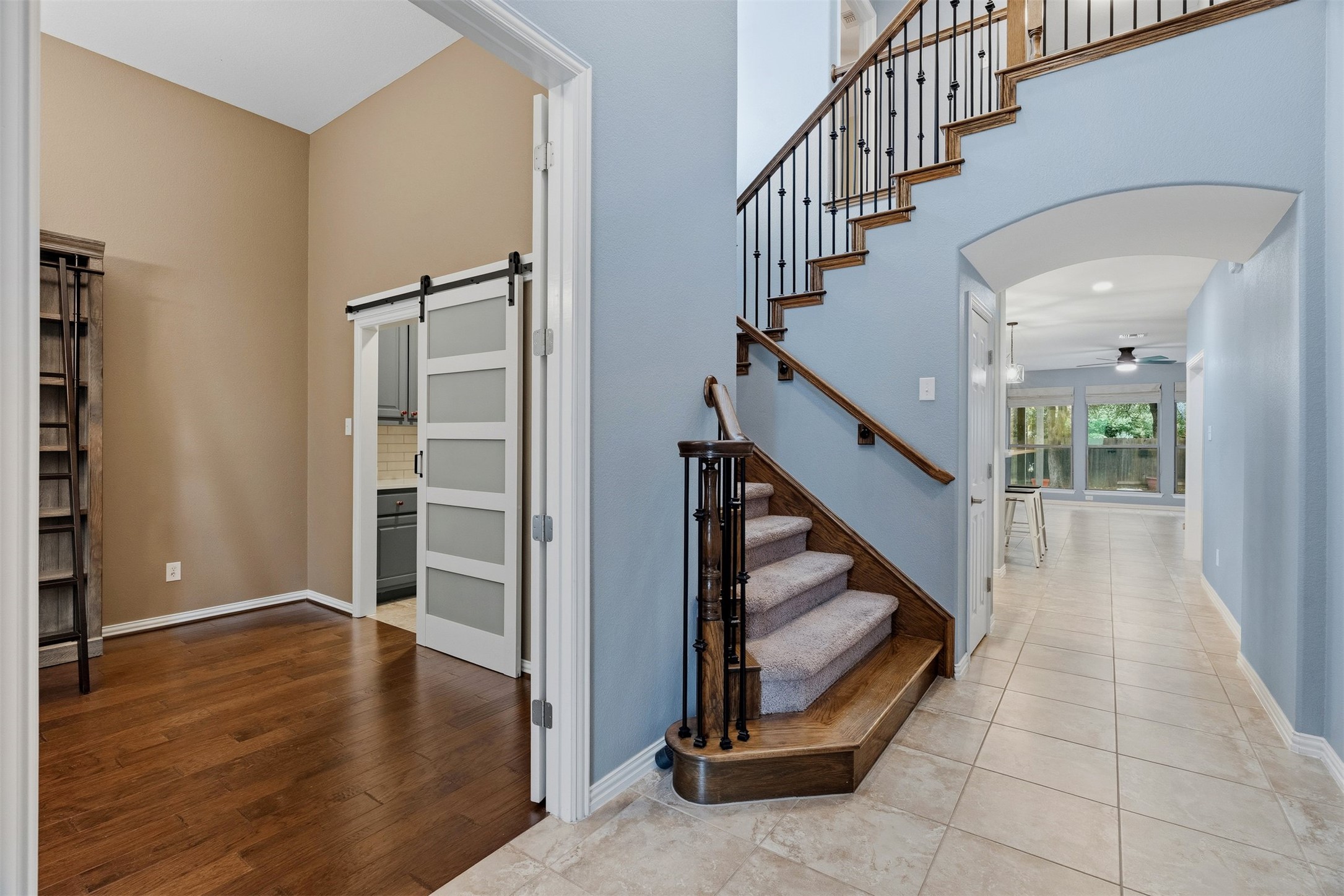 3935 Bowstring Bend Cedar Park, TX 78613 - Photo 4 of 39 Step inside to a light-filled entryway that immediately connects you to the private office and the main living areas
