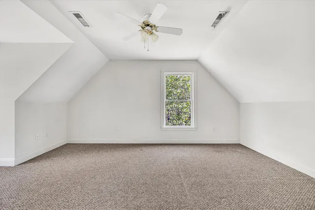 a view of a garage with storage
