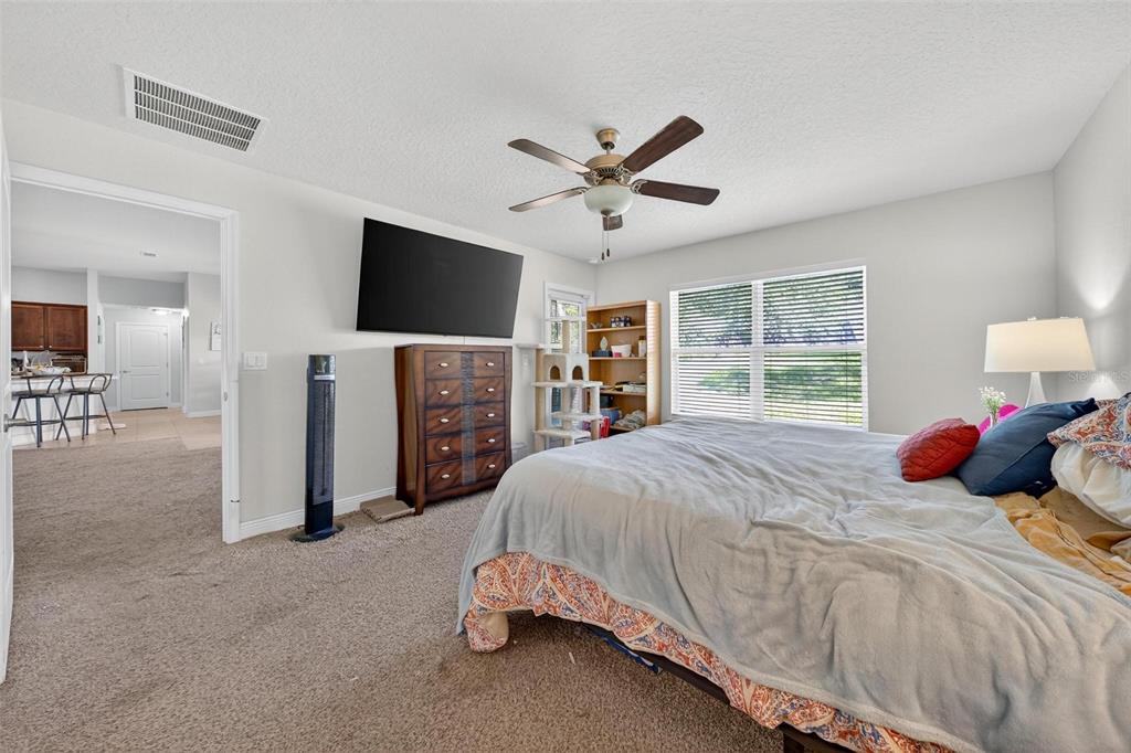 2005 Angel Fish Loop Leesburg, FL 34748 - Photo 42 of 54 a bedroom with a bed and a flat screen tv