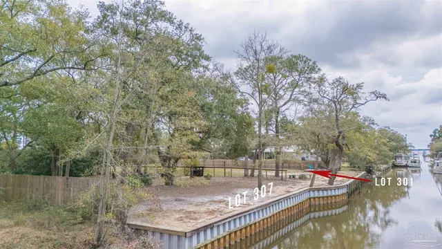 a view of a street with a trees