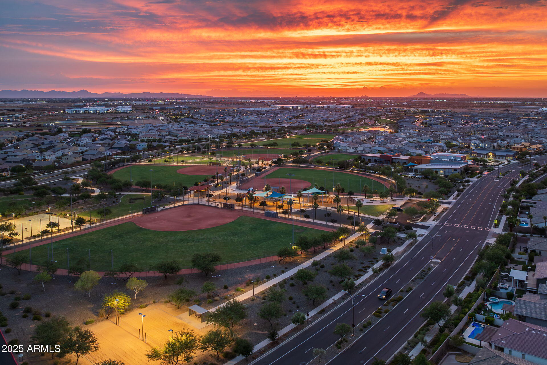 10535 Diffraction Avenue Mesa, AZ 85212 - Photo 93 of 126 a view of a city with an ocean