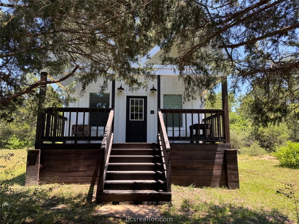 3454 Co Road Marquez, TX 77865 - Photo 15 of 35 a view of a house with wooden stairs