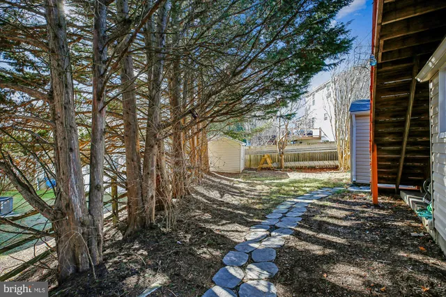 a view of outdoor space with trees