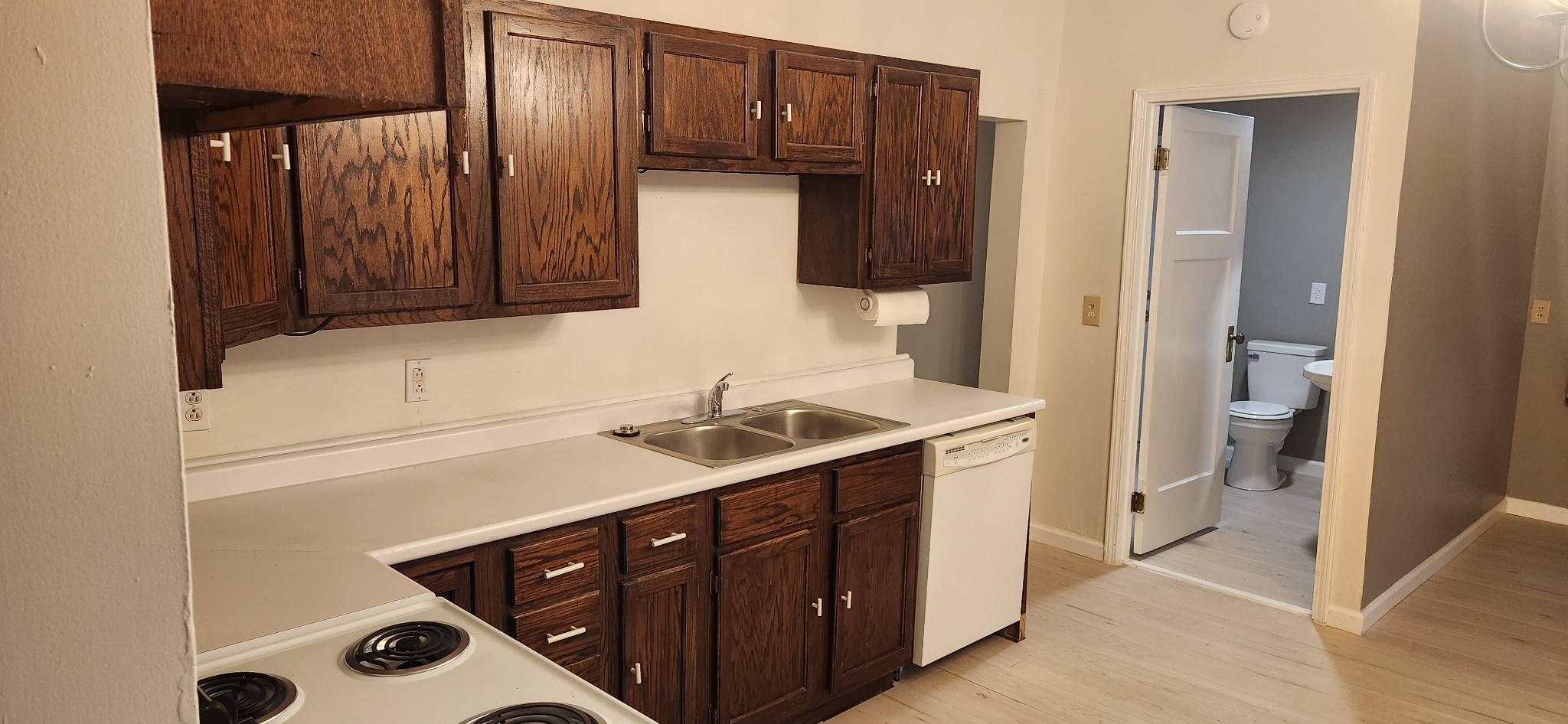126 West End Avenue Centerville, TN 37033 - Photo 13 of 28 a kitchen with a sink and a stove