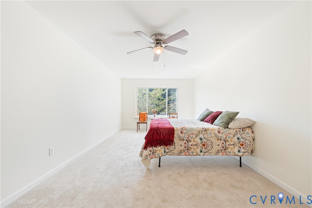 3908 Trickling Brook Drive Henrico, VA 23228 - Photo 23 of 47 Bedroom with carpet flooring and ceiling fan