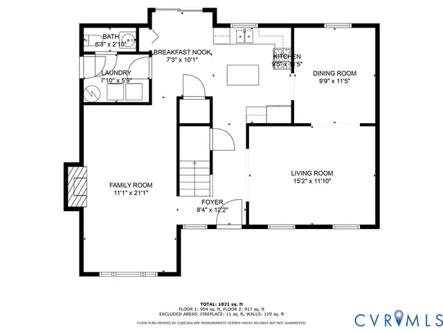 $434,450 | 3908 Trickling Brook Drive, Henrico, VA 23228