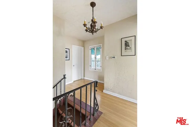 a view of a living room with a window