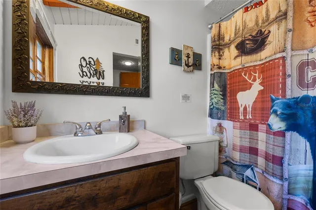 a view of a backyard with a garden