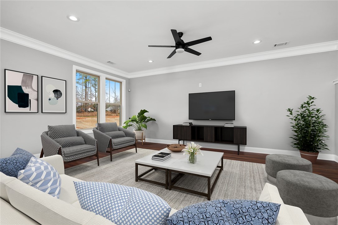 5838 Pearman Dairy Road Anderson, SC 29625 - Photo 13 of 47 Living Room - virtually staged