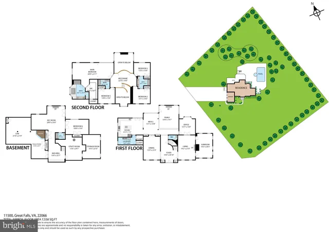 $1,999,999 | 11500 Great Falls Way, Great Falls, VA 22066
