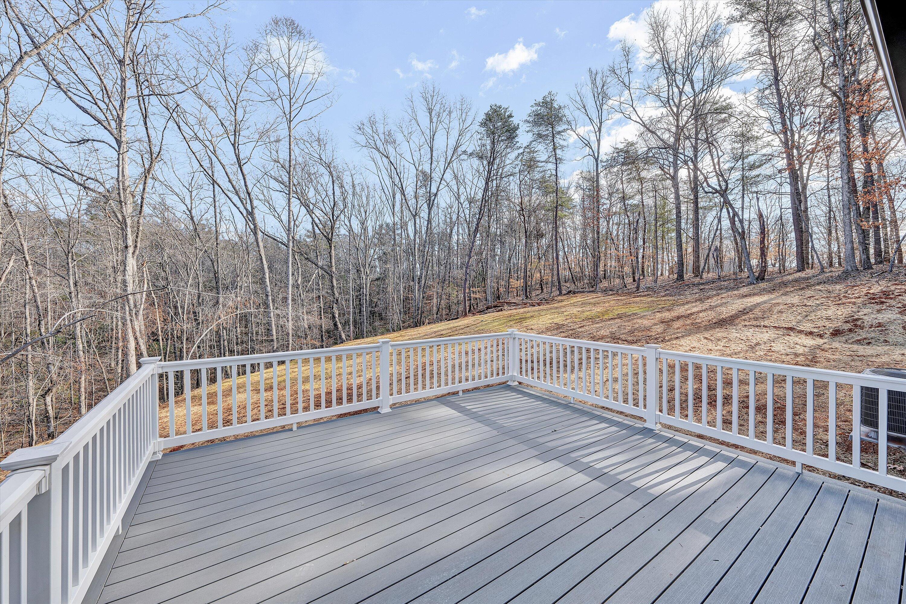 103 Bluff Court Moneta, VA 24121 - Photo 28 of 63 a view of a roof deck with wooden floor and fence