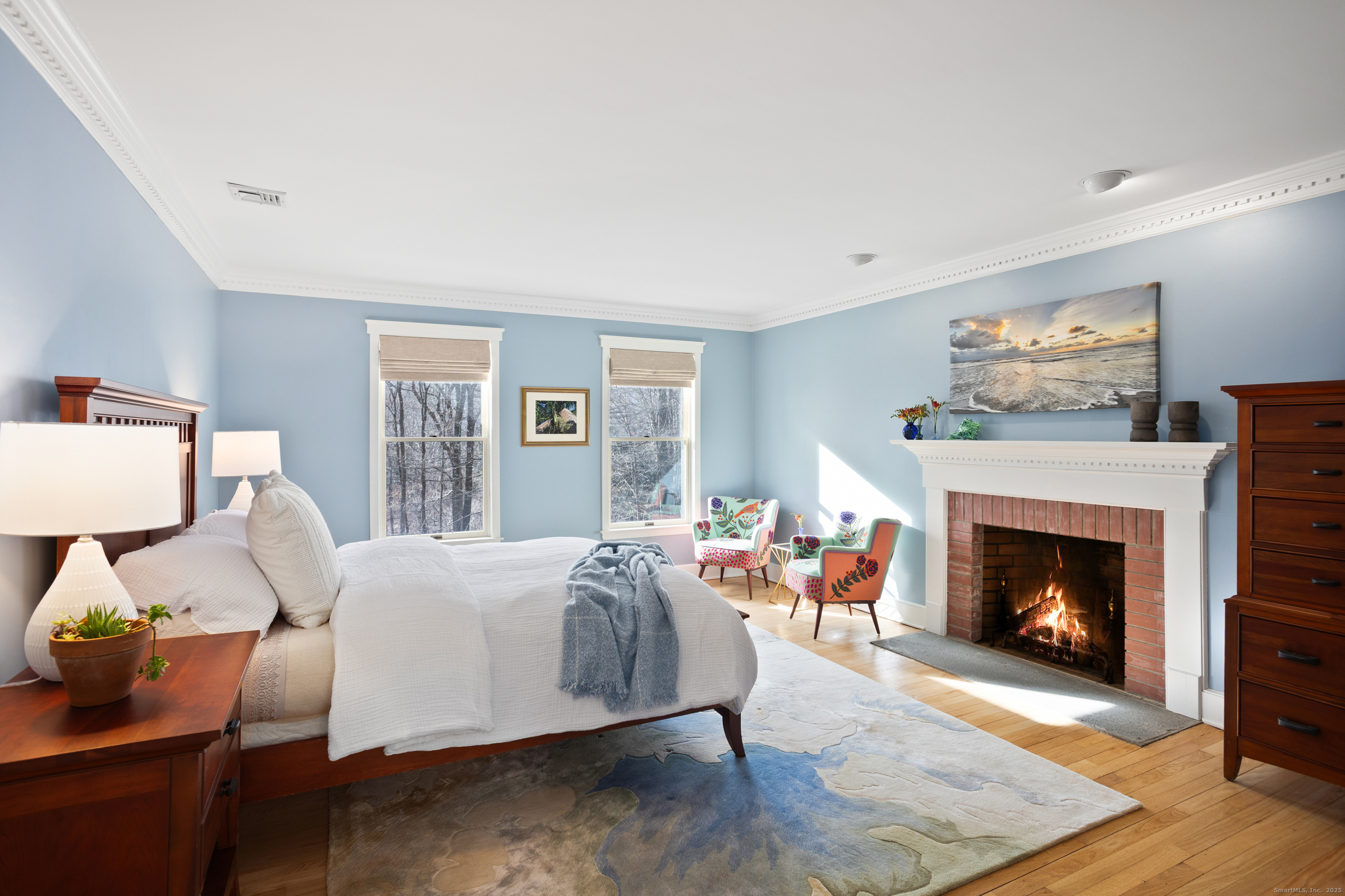 41 Deer Hill Road Redding, CT 06896 - Photo 17 of 31 a living room with furniture and a fireplace