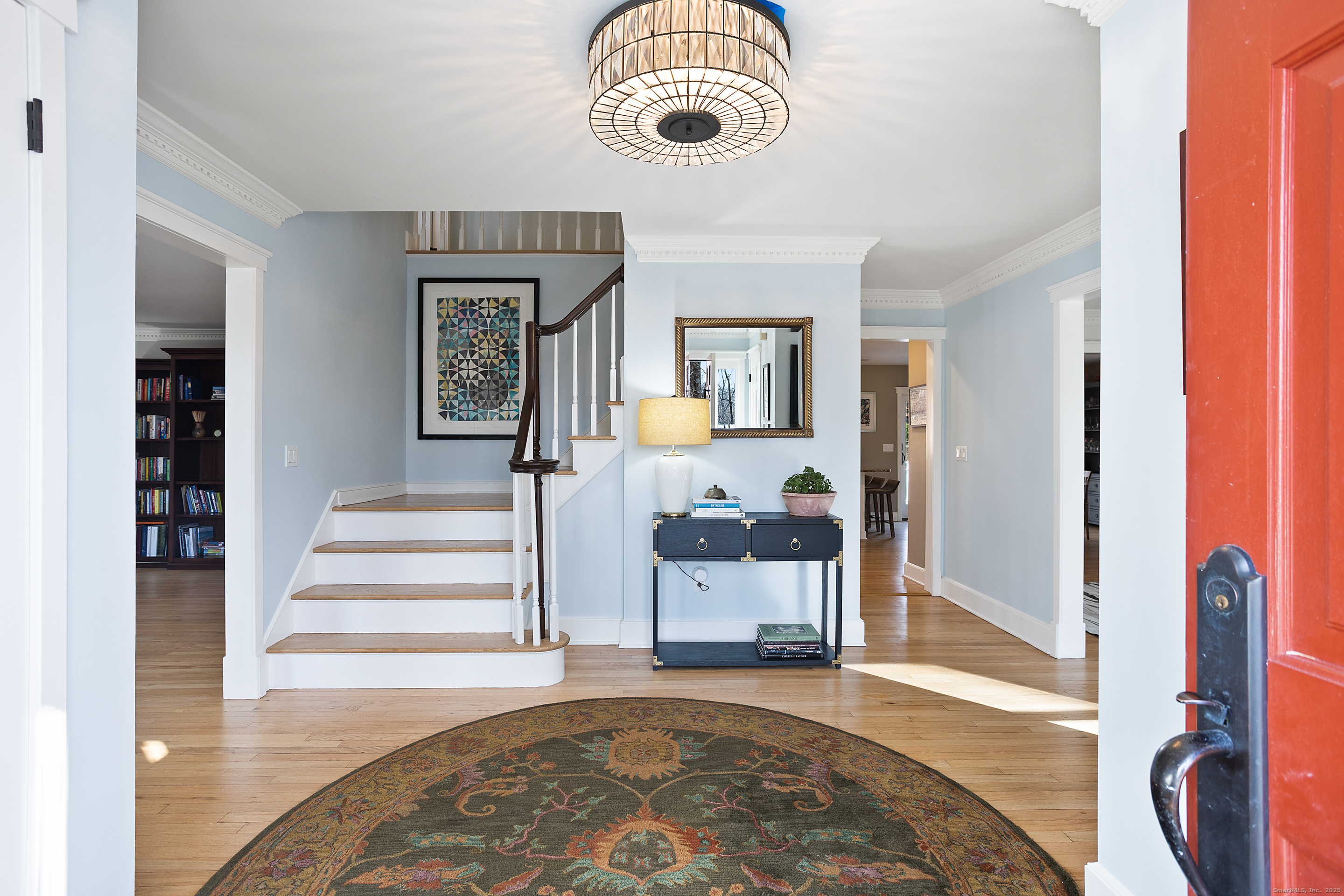 41 Deer Hill Road Redding, CT 06896 - Photo 2 of 31 a view of a livingroom with wooden floor and furniture