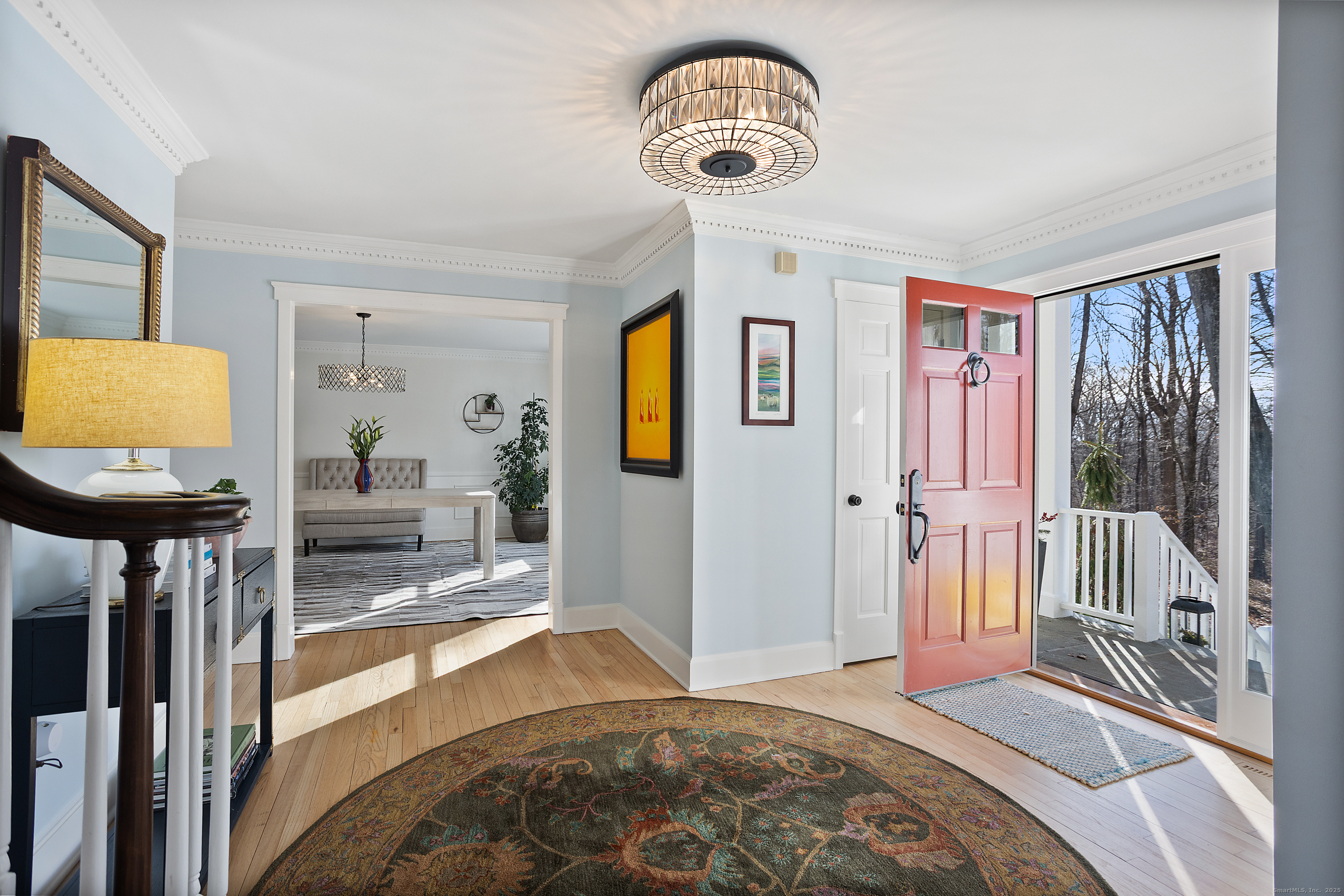 41 Deer Hill Road Redding, CT 06896 - Photo 4 of 31 a bedroom with a bed and a mirror in it