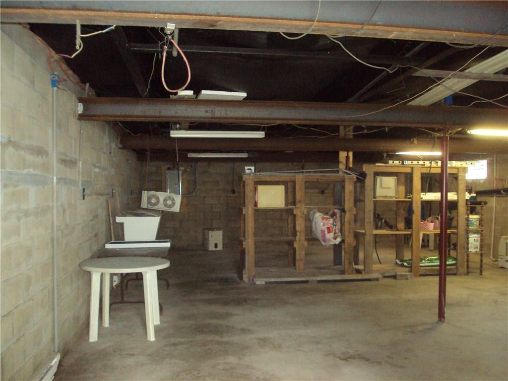 187 Andrusky Road Mercer, PA 16137 - Photo 15 of 15 Full walk-out basement with storage shelves.