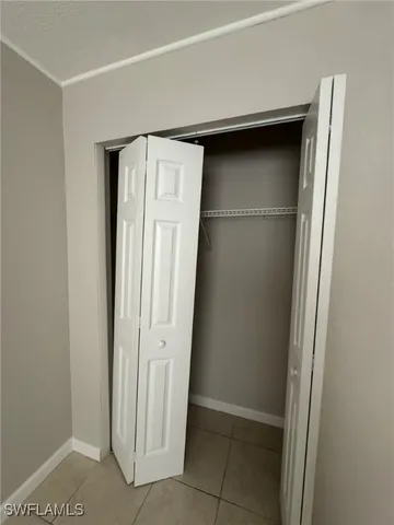 a view of closet area