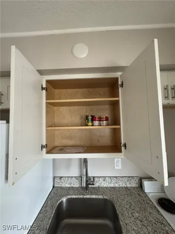 a close view of a dresser