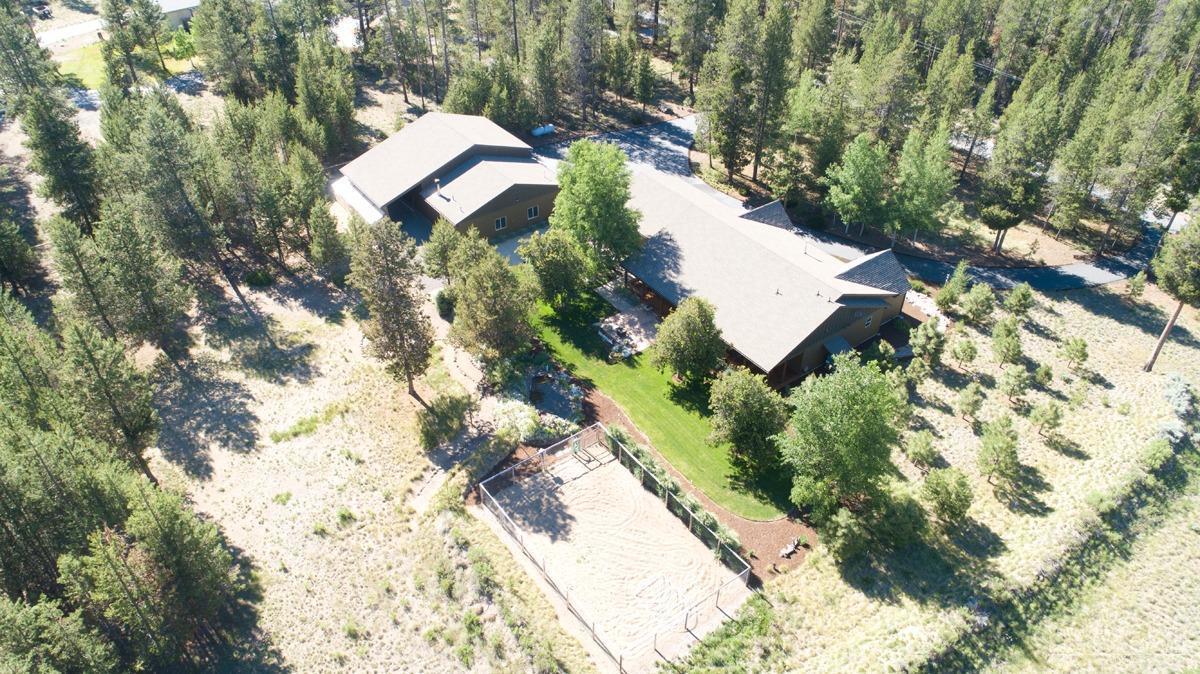 Overhead view of this lovely property.