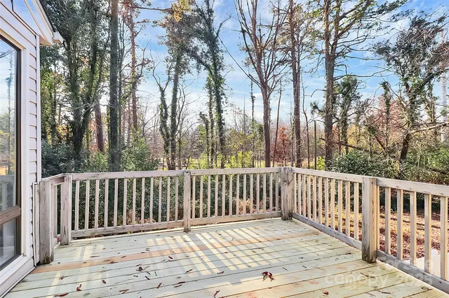 a view of a door and a window