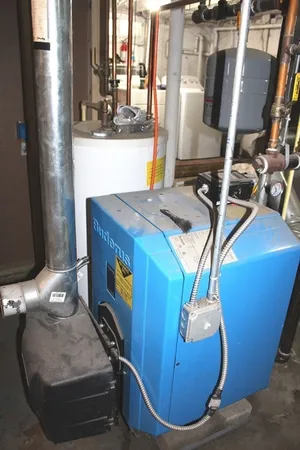 a view of water heater room