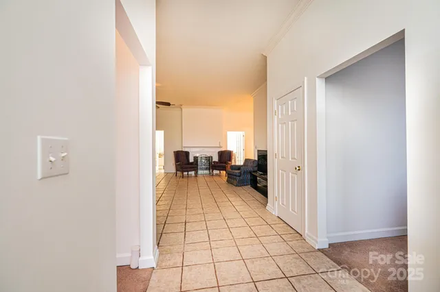 a view of a room with a furniture