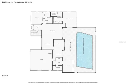 $499,000 | 2448 Rosa Lane, Punta Gorda, FL 33950
