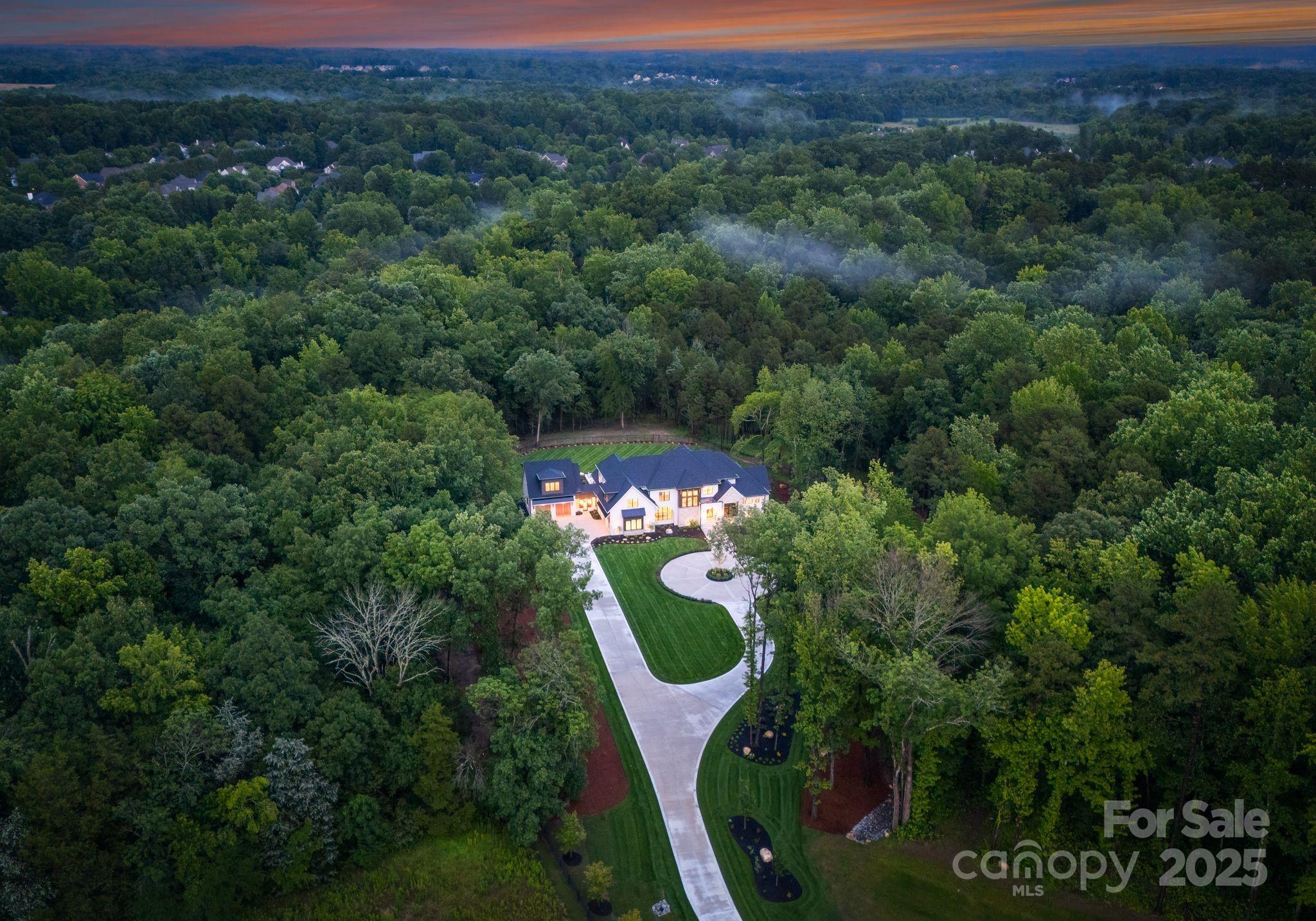 15037 June Washam Road Davidson, NC 28036 - Photo 48 of 48 an aerial view of a swimming pool and mountain view