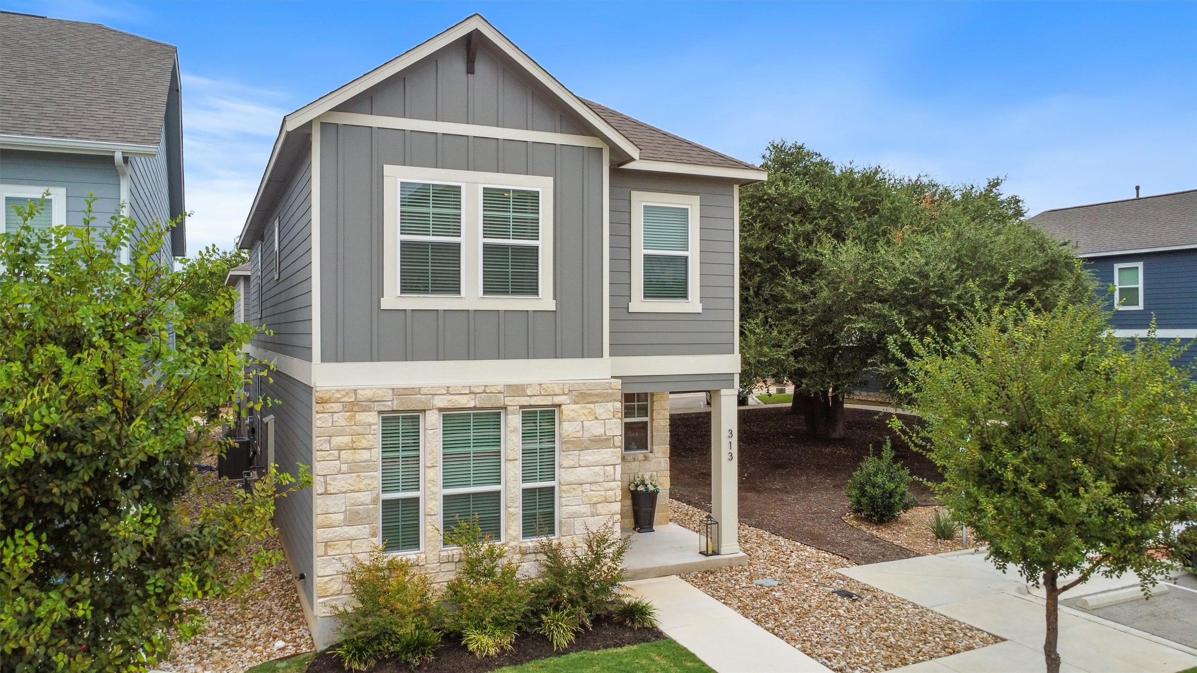 front view of a house