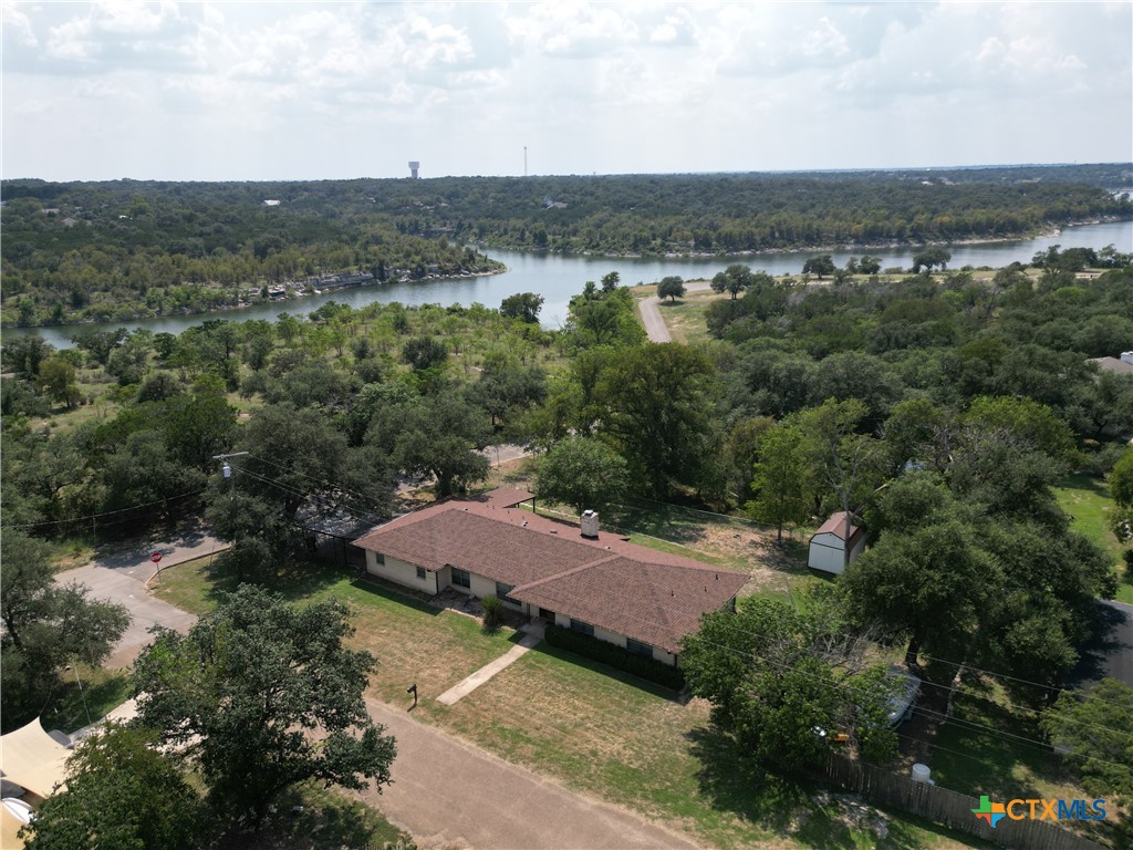 1 Timberline Drive Belton, TX 76513 - Photo 36 of 46 an aerial view of green landscape with trees houses and mountain view