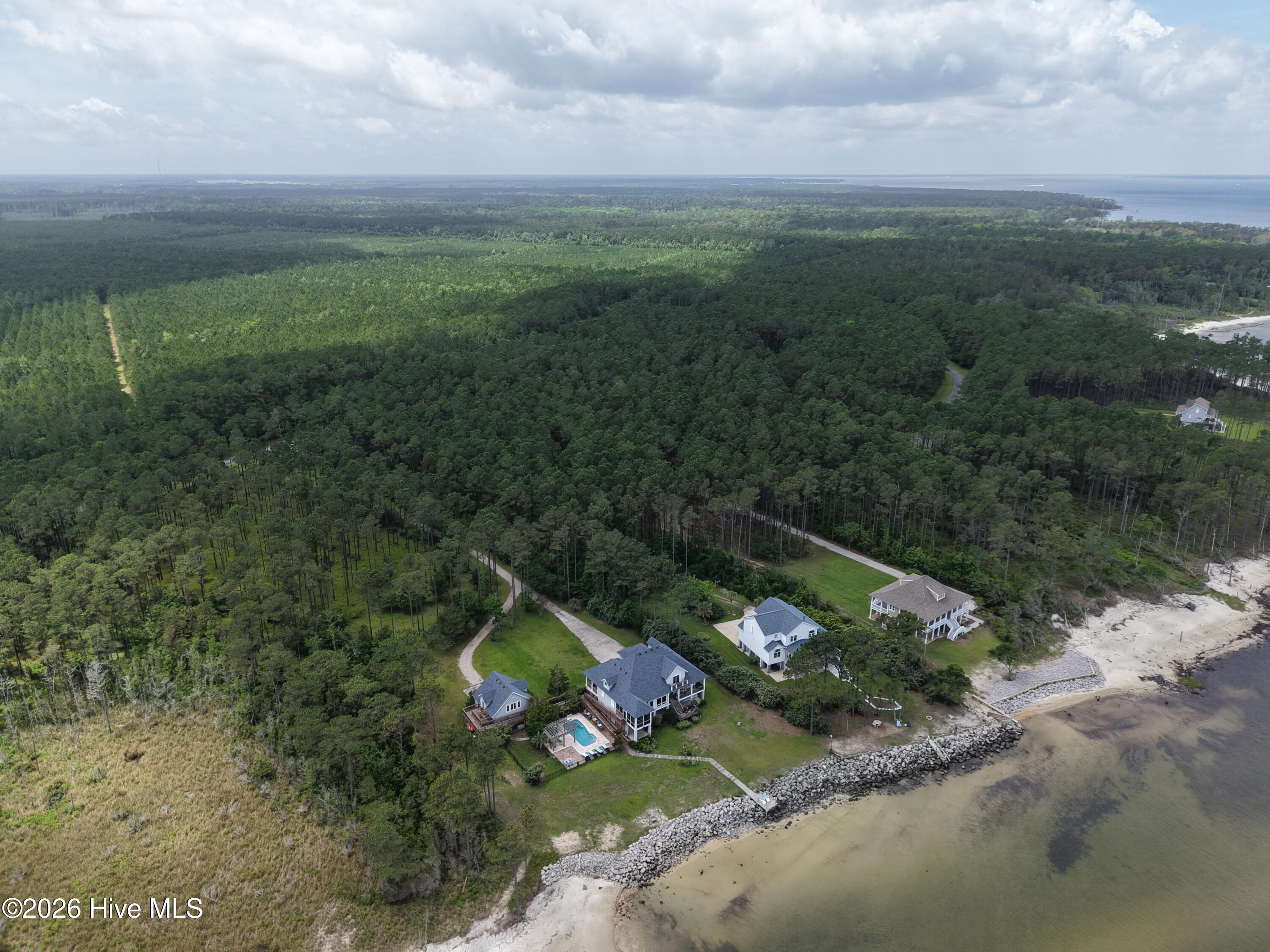 558 Sandy Point Drive Beaufort, NC 28516 - Photo 21 of 23 A view from the shoreline
