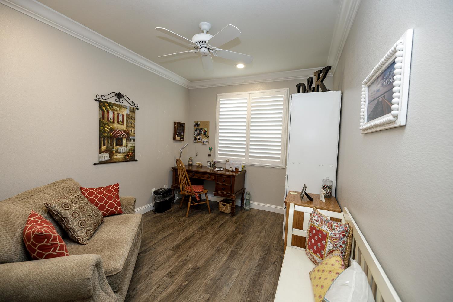 1771 Fox Trot Way Manteca, CA 95336 - Photo 38 of 54 a living room with furniture and a wooden floor