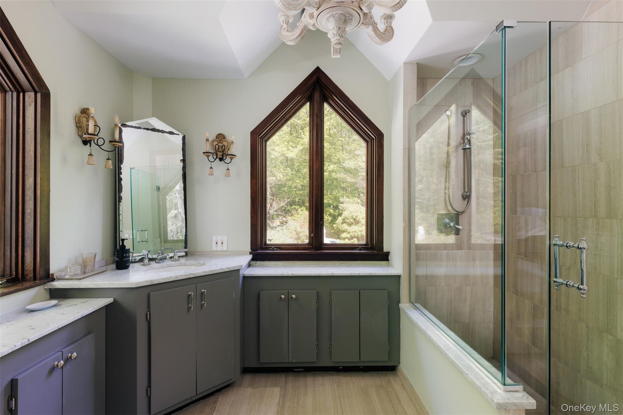 320 Long Hill Road Hopewell Junction, NY 12533 - Photo 19 of 42 a bathroom with a double vanity sink mirror and a bathtub