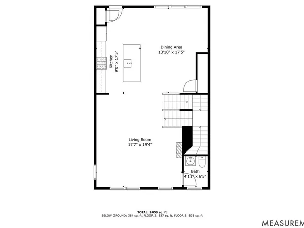 a picture of a floor plan