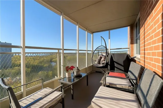 a room with gym equipment