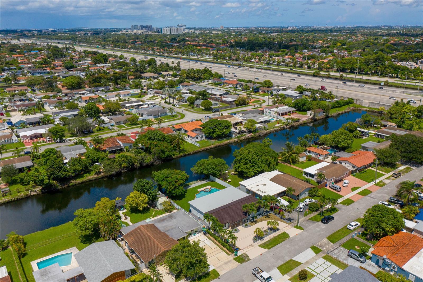 11835 Southwest 37th Street Miami, FL 33175 - Photo 44 of 47 an aerial view of residential houses with outdoor space