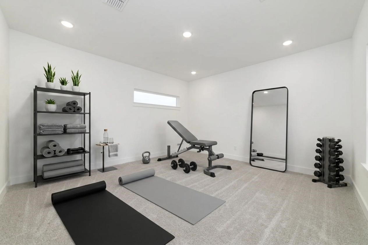 29627 Cir S Rnch Trail Fulshear, TX 77406 - Photo 43 of 50 A flexible bonus room with access to its own private balcony easily transforms into a home gym, executive office, creative studio, or quiet reading room. However life changes, this space changes with it.
